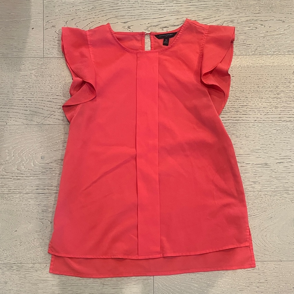 Banana Republic Vibrant Coral Top